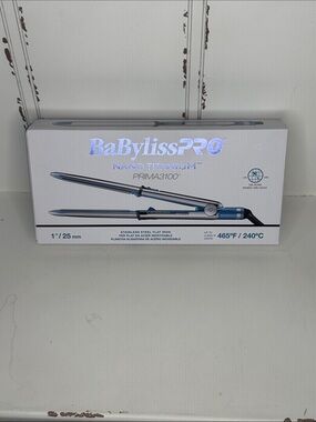BaBylissPRO Nano Titanium Prima3100 1" Flat Iron - Blue
